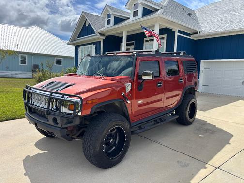 Orange 2003 Hummer H2 Base