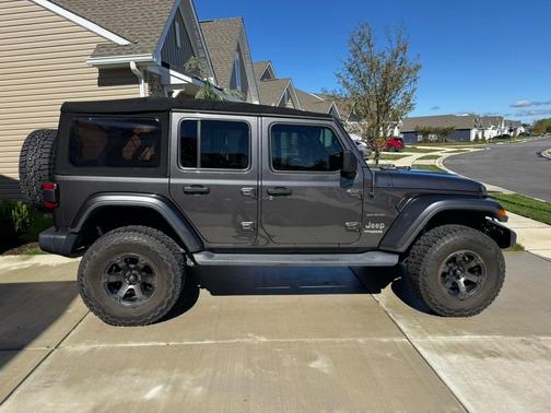 Gray 2018 Jeep Wrangler Unlimited Sahara