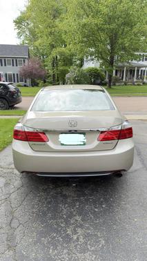 Beige 2015 Honda Accord EX-L