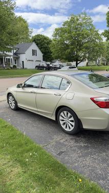 Beige 2015 Honda Accord EX-L