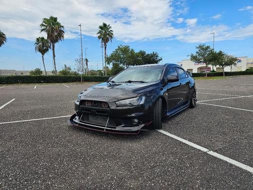 Black 2012 Mitsubishi Lancer Evolution GSR