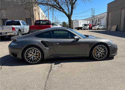 Gray 2014 Porsche 911 911 Turbo S