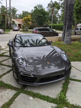 Gray 2014 Porsche 911 911 Turbo S