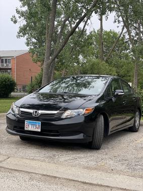 Black 2012 Honda Civic Hybrid Base