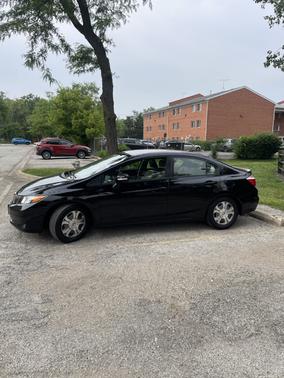 Black 2012 Honda Civic Hybrid Base