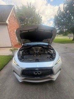 White 2018 INFINITI Q60 3.0t LUXE