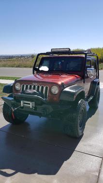 Red 2008 Jeep Wrangler X