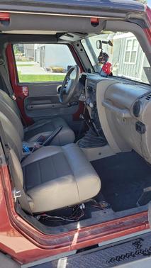 Red 2008 Jeep Wrangler X