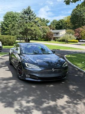 Silver 2020 Tesla Model S Performance