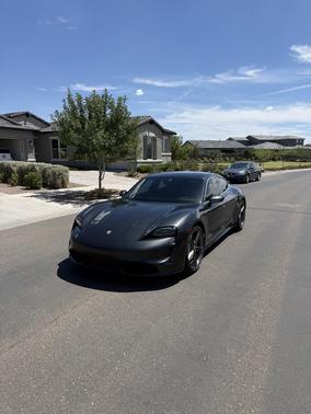 Gray 2020 Porsche Taycan Taycan Turbo
