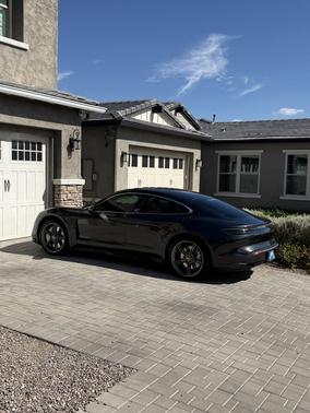 Gray 2020 Porsche Taycan Taycan Turbo