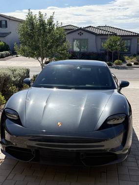 Gray 2020 Porsche Taycan Taycan Turbo