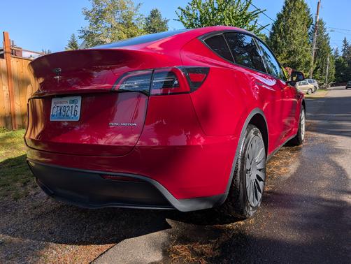 Red 2023 Tesla Model Y Long Range