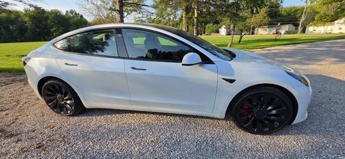 White 2022 Tesla Model 3 Performance