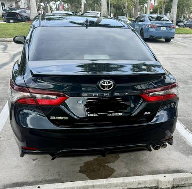 Blue 2021 Toyota Camry SE