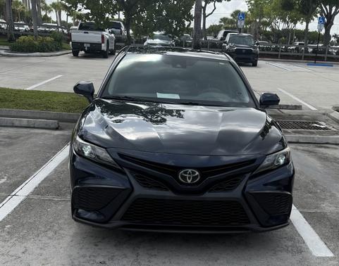 Blue 2021 Toyota Camry SE
