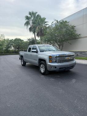 Silver 2015 Chevrolet Silverado 1500 1LT