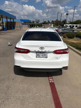White 2020 Toyota Camry LE