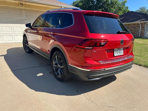 Red 2023 Volkswagen Tiguan 2.0T SE
