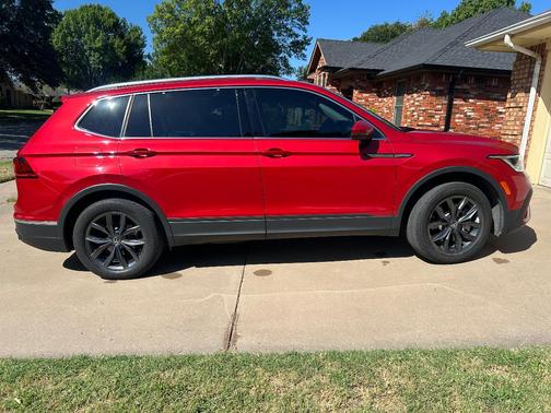 Red 2023 Volkswagen Tiguan 2.0T SE