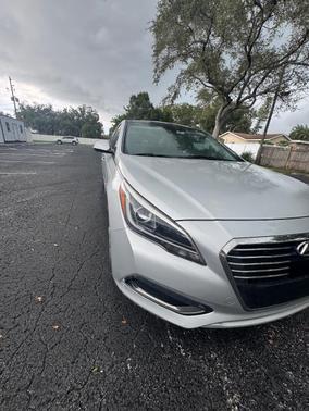 Gray 2016 Hyundai SONATA Hybrid Limited