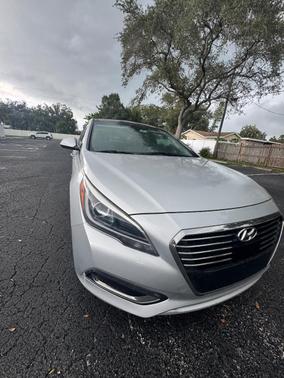 Gray 2016 Hyundai SONATA Hybrid Limited