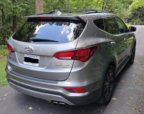 Gray 2017 Hyundai Santa Fe Sport 2.0L Turbo Ultimate