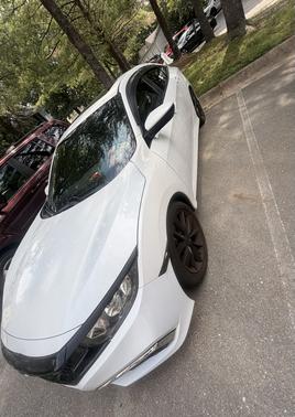White 2019 Honda Civic EX