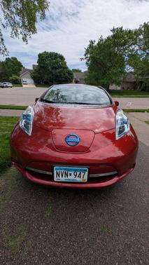 Red 2012 Nissan Leaf SL