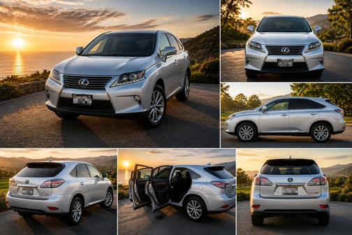 Silver 2015 Lexus RX 450h Base