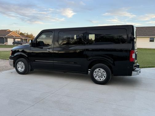 Black 2019 Nissan NV Passenger NV3500 HD SL V8