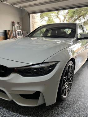 White 2018 BMW M3 Base
