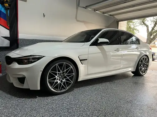 White 2018 BMW M3 Base