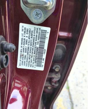 Red 2014 Honda Civic EX