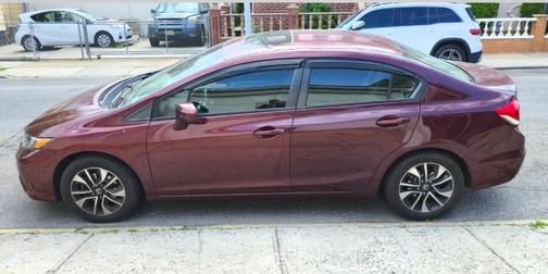 Red 2014 Honda Civic EX