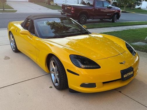 Yellow 2010 Chevrolet Corvette Base