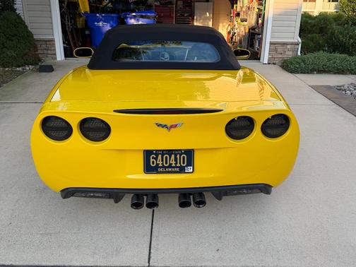 Yellow 2010 Chevrolet Corvette Base