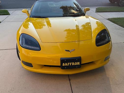 Yellow 2010 Chevrolet Corvette Base