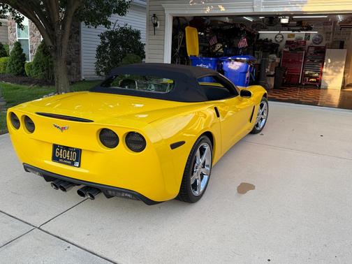 Yellow 2010 Chevrolet Corvette Base