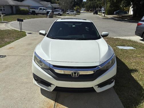 White 2016 Honda Civic EX-T