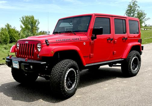 Red 2016 Jeep Wrangler Unlimited Rubicon