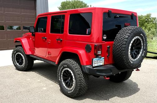 Red 2016 Jeep Wrangler Unlimited Rubicon