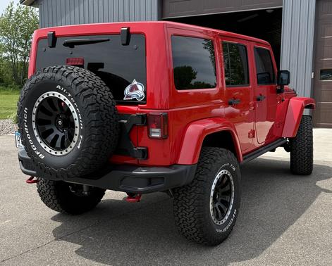 Red 2016 Jeep Wrangler Unlimited Rubicon