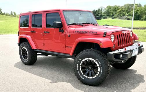 Red 2016 Jeep Wrangler Unlimited Rubicon
