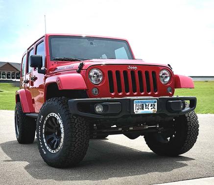 Red 2016 Jeep Wrangler Unlimited Rubicon