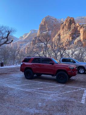 Red 2014 Toyota 4Runner SR5