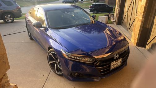 Blue 2021 Honda Accord Sport SE 1.5T