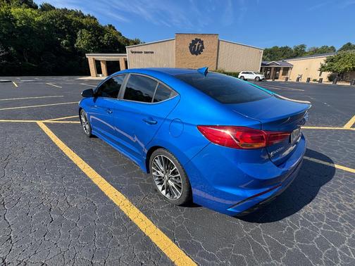 Blue 2018 Hyundai ELANTRA Sport