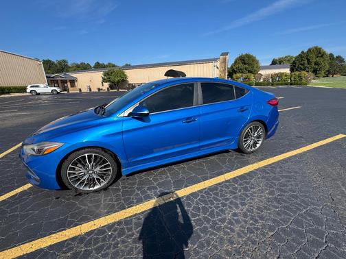 Blue 2018 Hyundai ELANTRA Sport