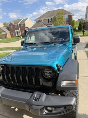 Blue 2020 Jeep Wrangler Unlimited Sport